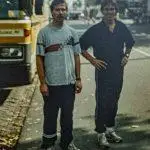 Marathon Helmond, samen met mijn broer Hub 1989